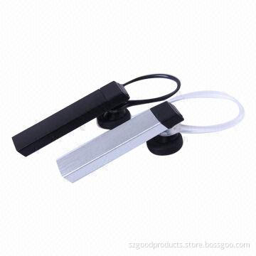 Bluetooth Headsets with Extra-thin Aluminum Body, Portable and Convenience